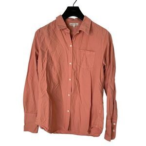 Alex Mill 100% cotton button front shirt blouse women's size large